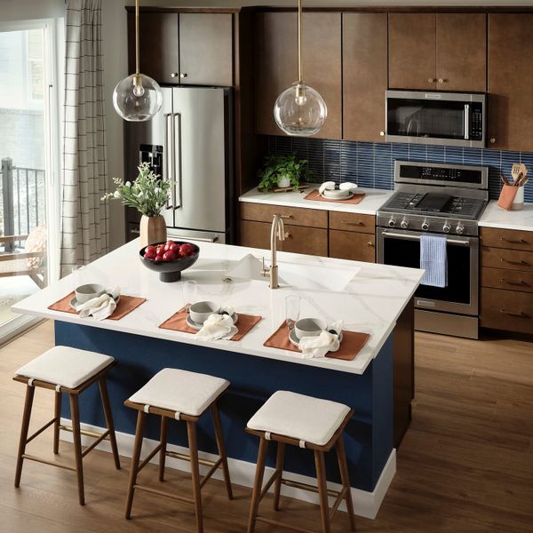 Representative furnished interior of a home built from the 2803 by Tri Pointe Homes in Painted Prairie, Aurora (Image 15).