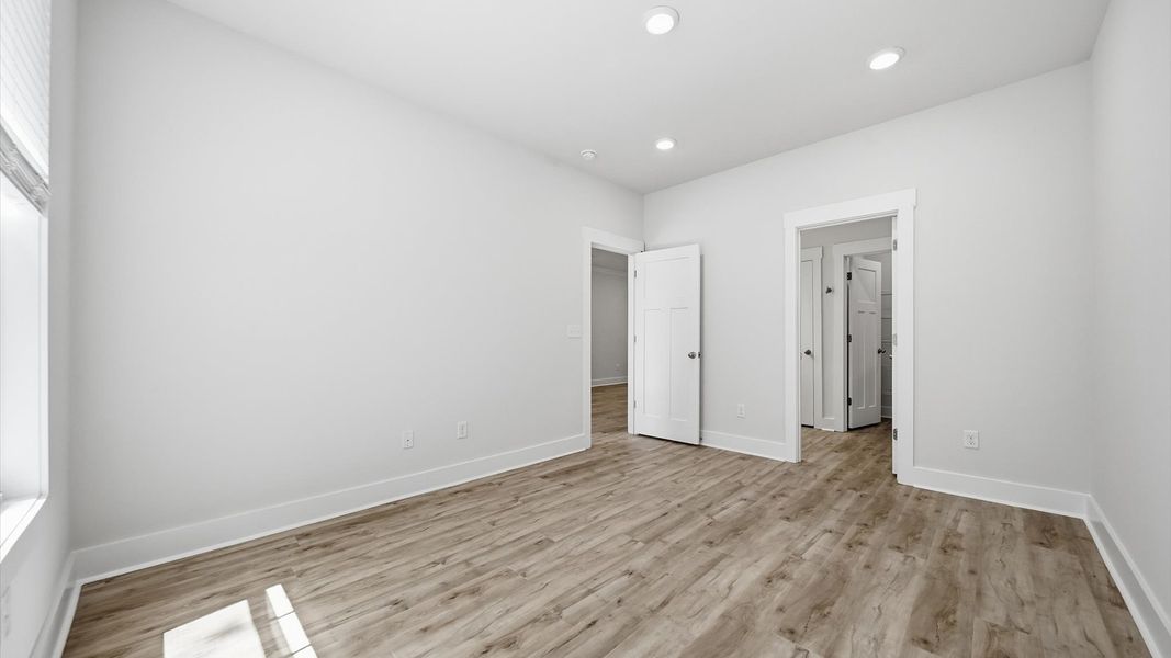Spacious and serene primary suite with thoughtful design in a desirable DRB Homes community Spacious and serene primary suite with thoughtful design in a desirable DRB Homes community