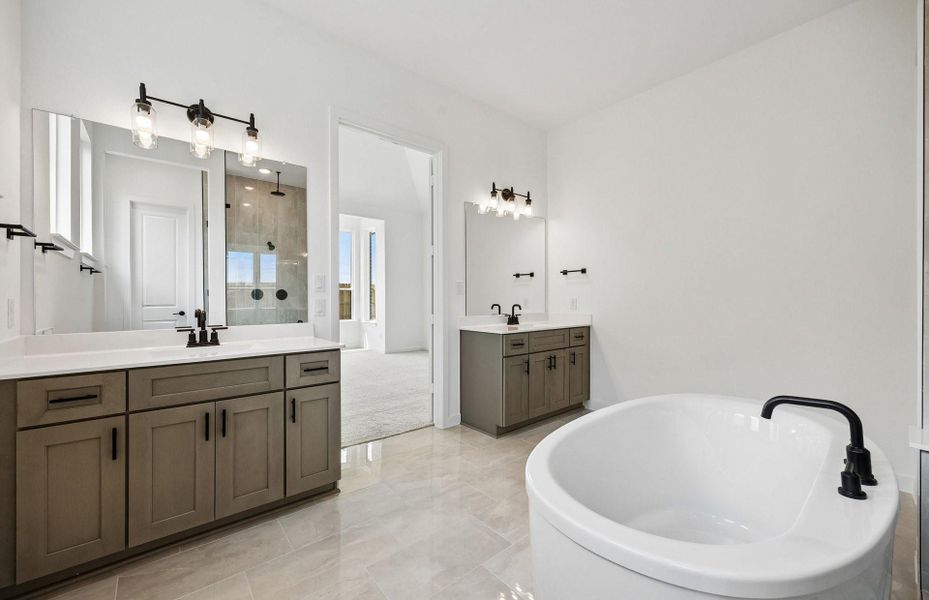 Furnished interior view inside a new home in Katy Court, Katy (Image 10).