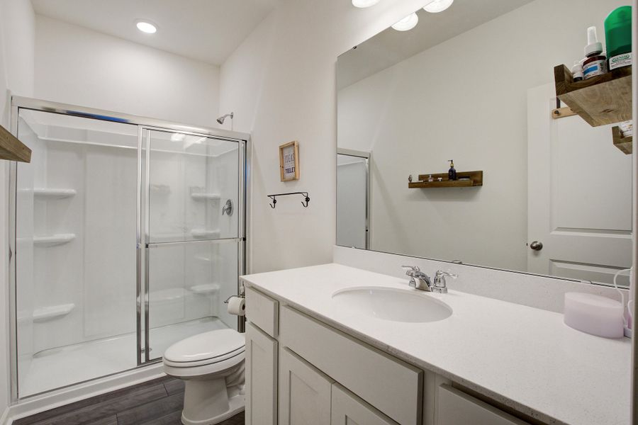 Furnished interior view inside a new home in Pender Woods at Cane Bay, Summerville (Image 10).