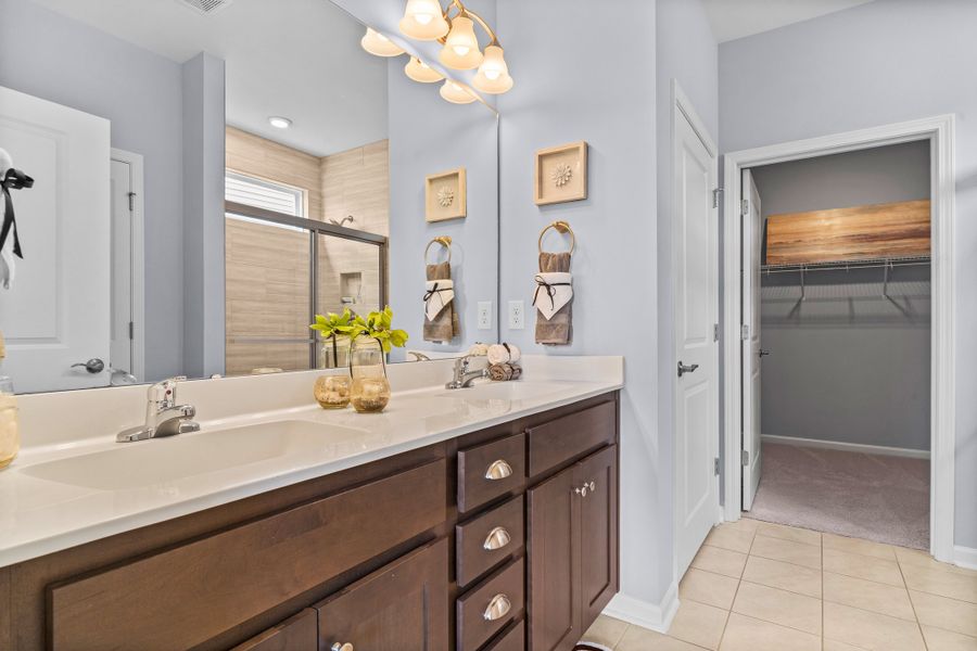 Representative furnished interior of a home built from the The Cherry Grove by Chesapeake Homes in The Willows, Loris (Image 20).