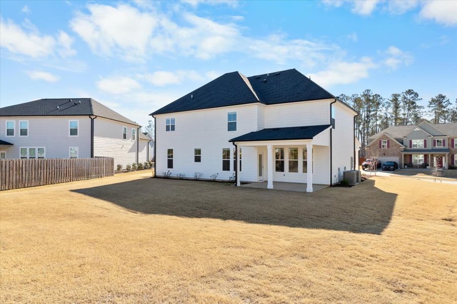 Exterior details and patio area of a home in Tillery Park, Grovetown (Image 29). Exterior details and patio area of a home in Tillery Park, Grovetown (Image 29).