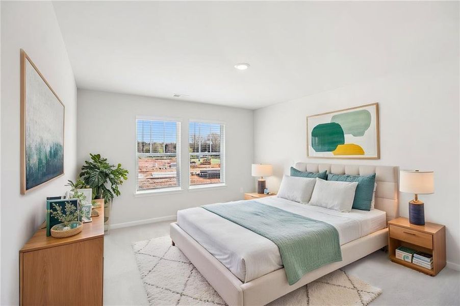 Furnished interior view inside a new home in Westmont Preserve, Powder Springs (Image 15).