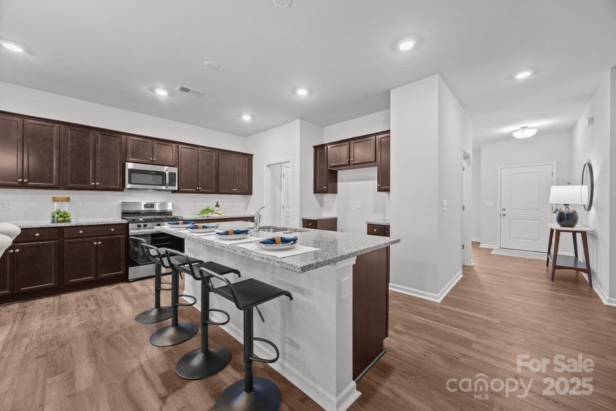 Furnished interior view inside a new home in McFarland Estates, York (Image 31).