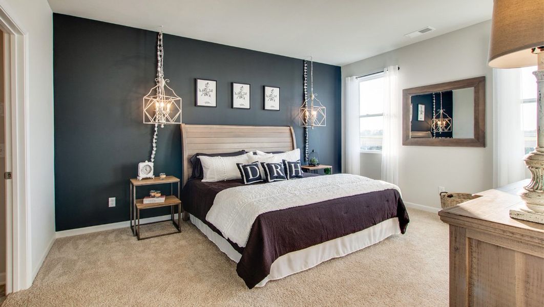 Representative furnished interior of a home built from the SALEM by D.R. Horton in Nexus North, Gallatin (Image 9).