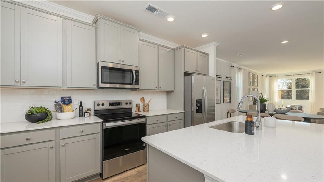 Furnished interior view inside a new home in Mableton Station, Mableton (Image 28).