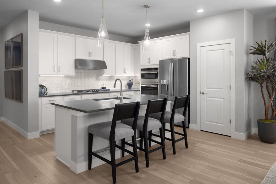Representative furnished interior of a home built from the 1942 by KB Home in Brighton Crossings, Brighton (Image 4). Representative furnished interior of a home built from the 1942 by KB Home in Brighton Crossings, Brighton (Image 4).