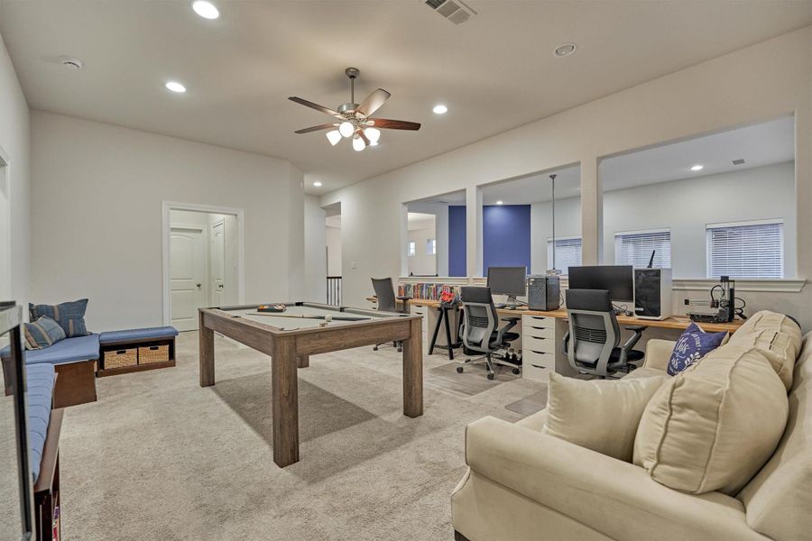 Furnished interior view inside a new home in Audubon 60', Magnolia (Image 33).