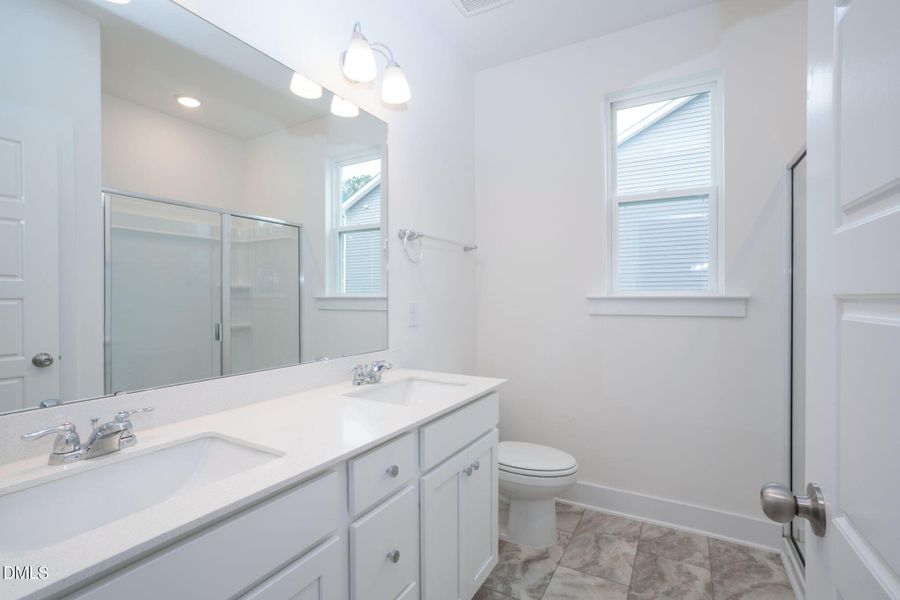 Owner's bath double vanity
