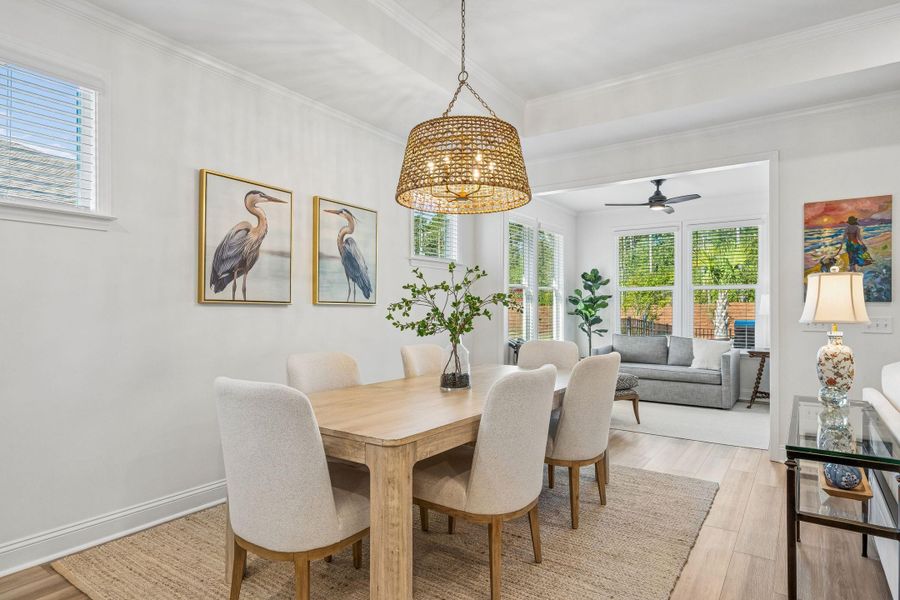 Furnished interior view inside a new home in Del Webb Charleston at Nexton, Summerville (Image 13).