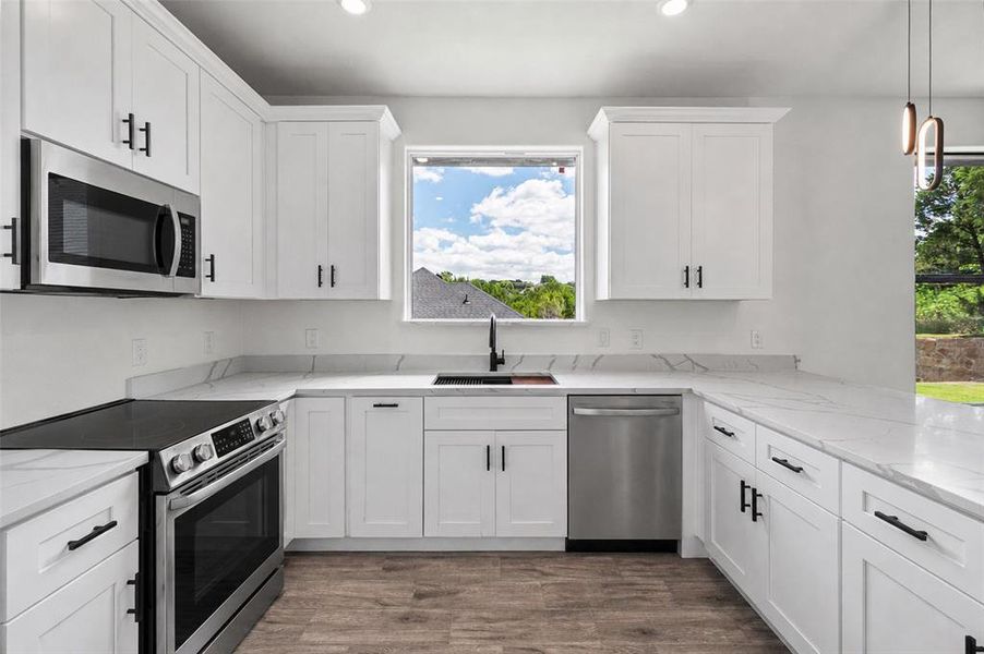 Furnished interior view inside a new home in , Granbury (Image 16).