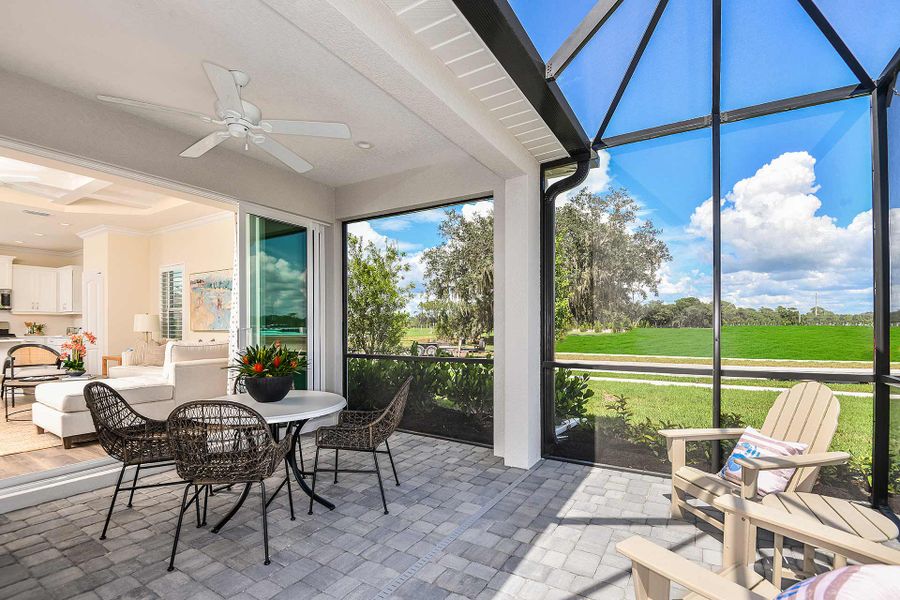 Exterior details and patio area of a home in Windward, Sarasota (Image 3). Exterior details and patio area of a home in Windward, Sarasota (Image 3).
