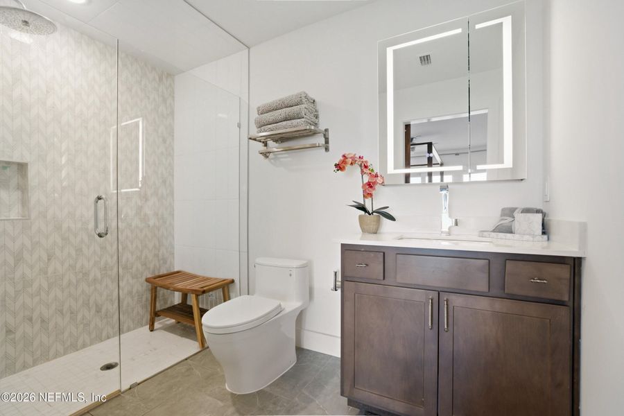 Furnished interior view inside a new home in , St. Augustine (Image 15).