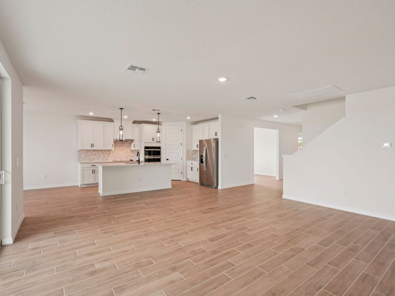 Spacious, unfurnished interior of a new home in Oakfield Trails - Signature Series, Parrish (Image 9). Spacious, unfurnished interior of a new home in Oakfield Trails - Signature Series, Parrish (Image 9).
