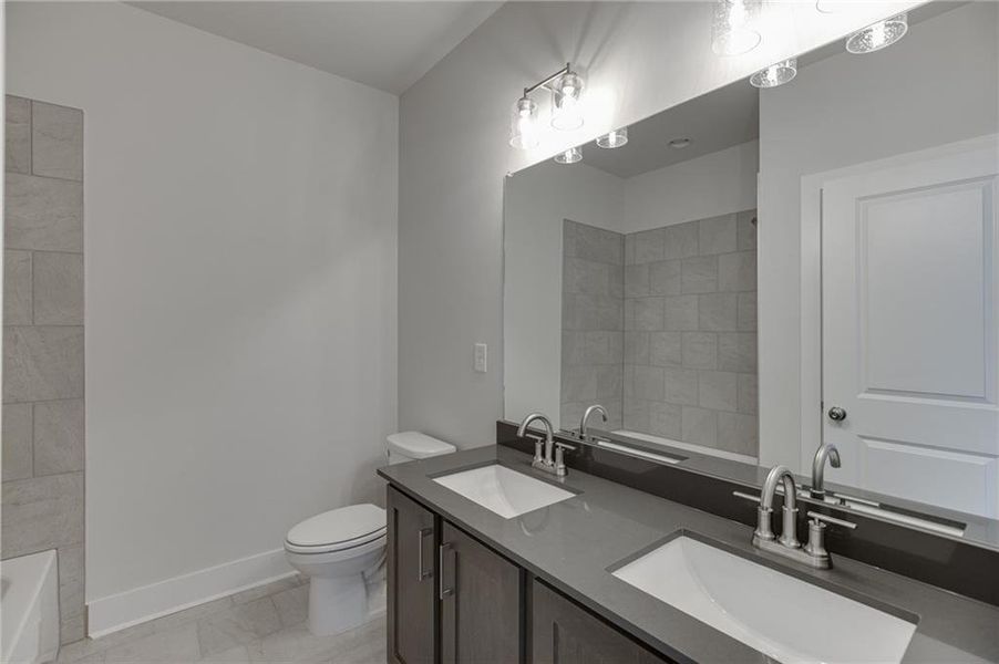 Furnished interior view inside a new home in , Buford (Image 23).