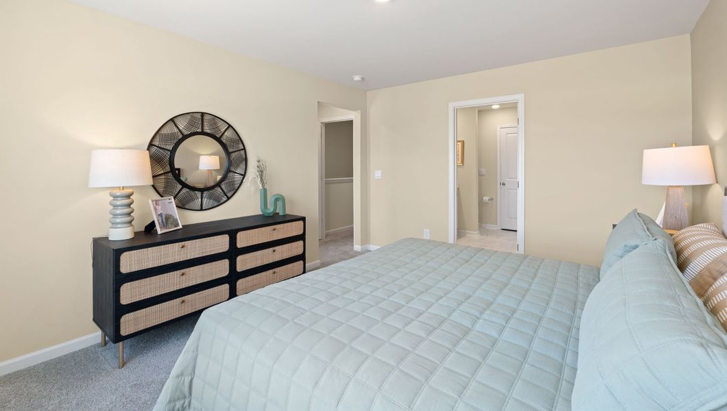 Furnished interior view inside a new home in Covington Village, Greer (Image 11).