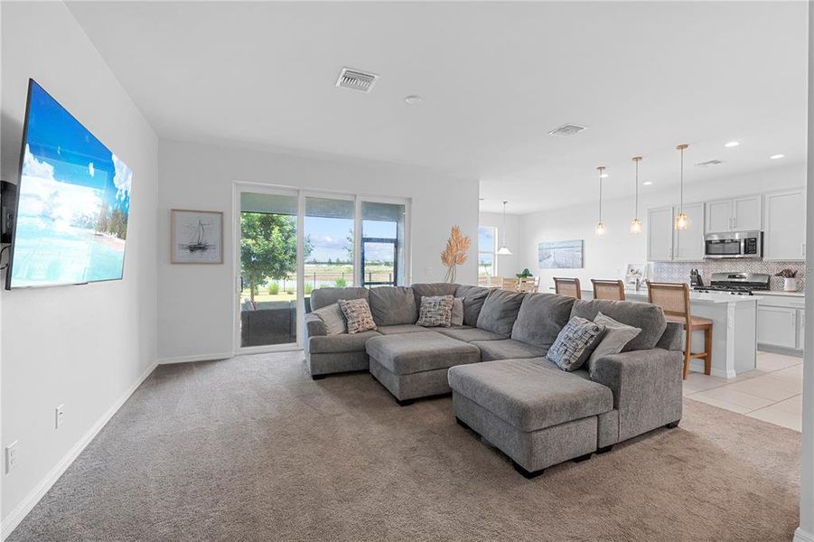 Furnished interior view inside a new home in , Punta Gorda (Image 13). Furnished interior view inside a new home in , Punta Gorda (Image 13).