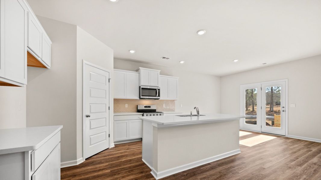 Furnished interior view inside a new home in Poplar Preserve, Newnan (Image 3).