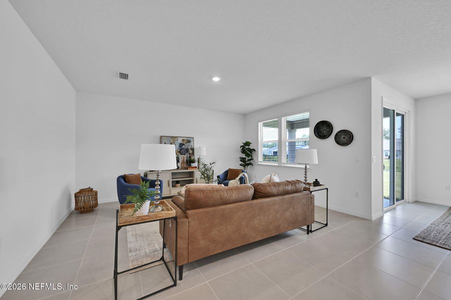 Furnished interior view inside a new home in Hyland Trail, Green Cove Springs (Image 11).