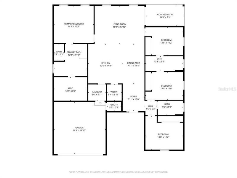 2D floor plan layout of this home in , Port Charlotte, FL (Image 5).