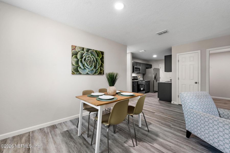 Furnished interior view inside a new home in , Jacksonville (Image 12).