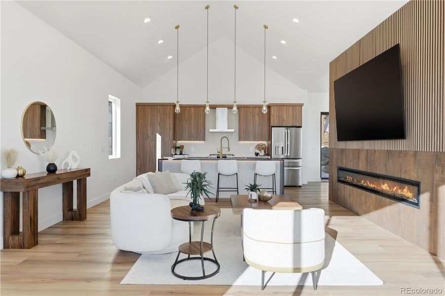 Furnished interior view inside a new home in , Idaho Springs (Image 17). Furnished interior view inside a new home in , Idaho Springs (Image 17).