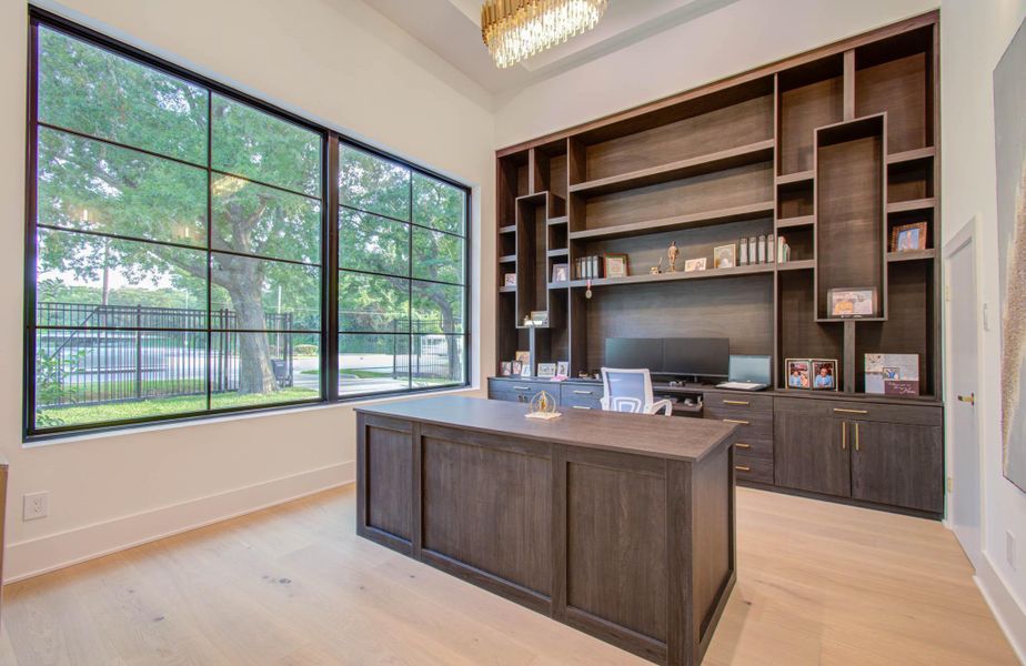 Furnished interior view inside a new home in , Houston (Image 8).
