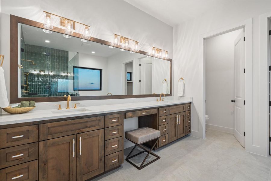 Furnished interior view inside a new home in , Granite Shoals (Image 32).