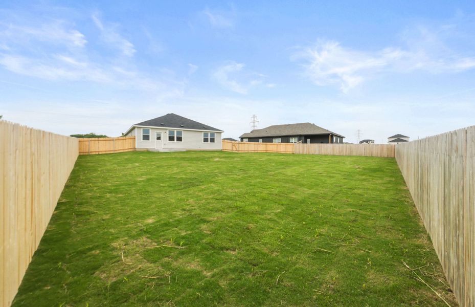 Exterior details and patio area of a home in County View, Temple (Image 20).