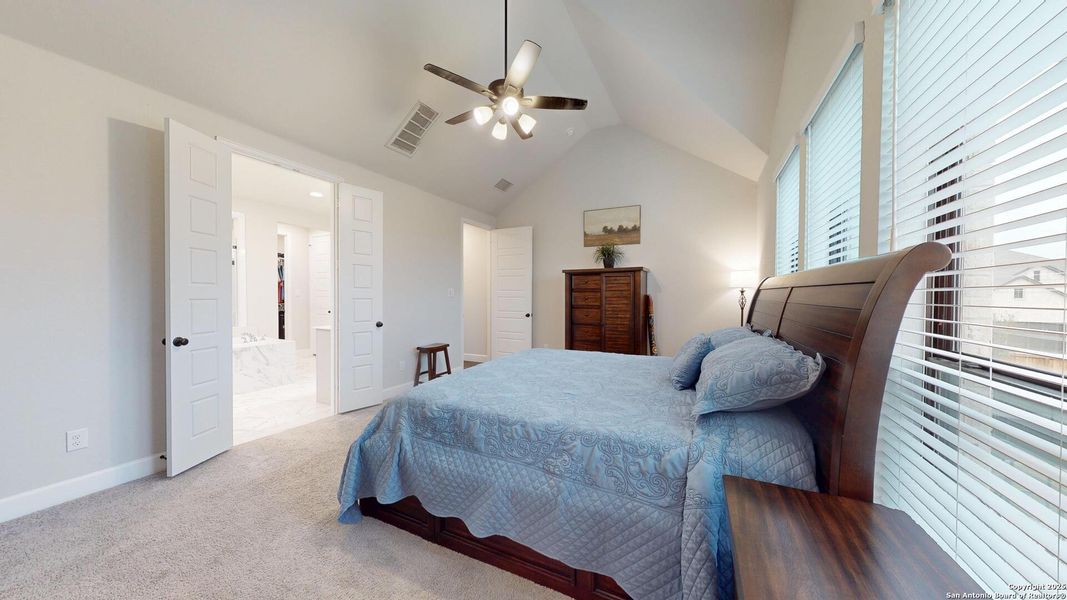 Furnished interior view inside a new home in Weston Oaks 55', San Antonio (Image 7).