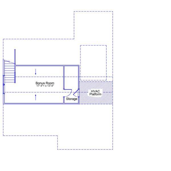 2D floor plan layout of this home in Hanes Lake, Winston-Salem, NC (Image 7).