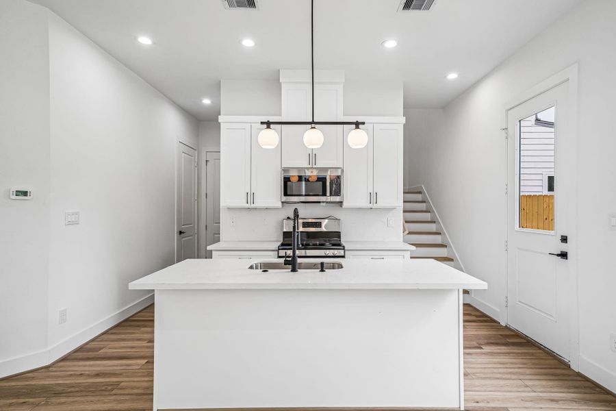 Furnished interior view inside a new home in , Houston (Image 8).