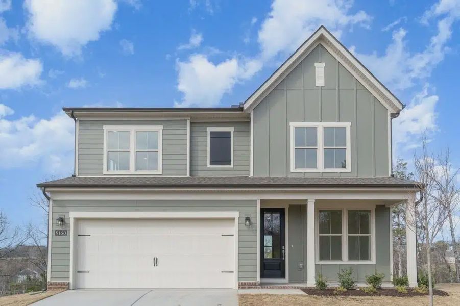 Front exterior of a home in the Riverview at Cumberland Hills community, located in Nashville, TN (Image 5).