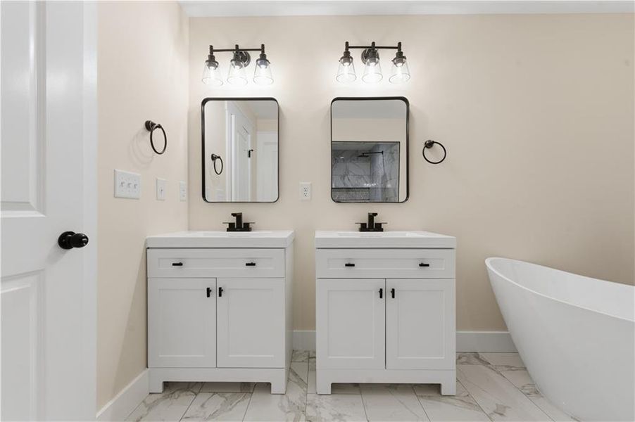 Furnished interior view inside a new home in , Conyers (Image 9).
