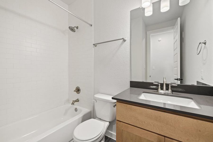 Furnished interior view inside a new home in Park Collection at Lariat, Liberty Hill (Image 14). Furnished interior view inside a new home in Park Collection at Lariat, Liberty Hill (Image 14).