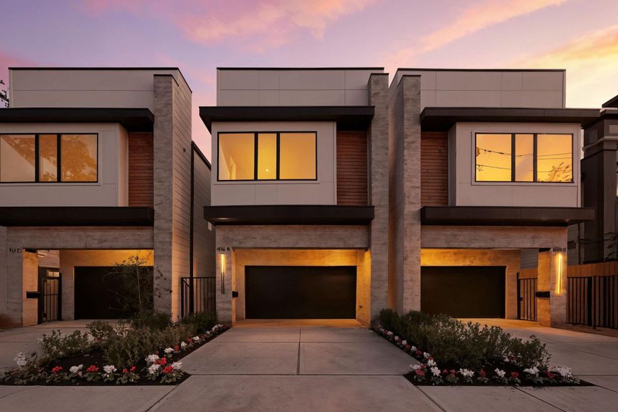Front exterior of a new home in , Houston, TX, highlighting curb appeal (Image 2). Front exterior of a new home in , Houston, TX, highlighting curb appeal (Image 2).