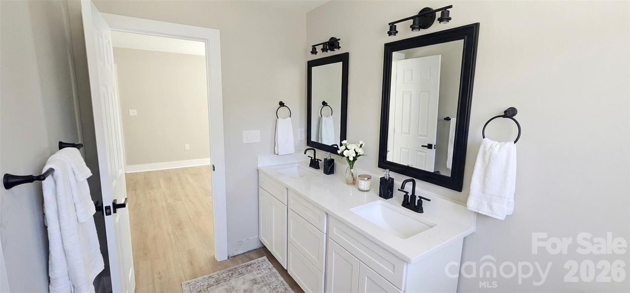 Furnished interior view inside a new home in , Clover (Image 13).