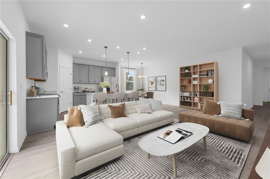 Furnished interior view inside a new home in Scenic Terrace, Lake Hamilton (Image 3).