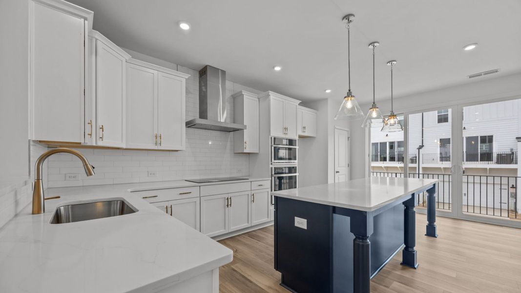 Landon Plan in River District by DRB Homes in Charlotte NC.