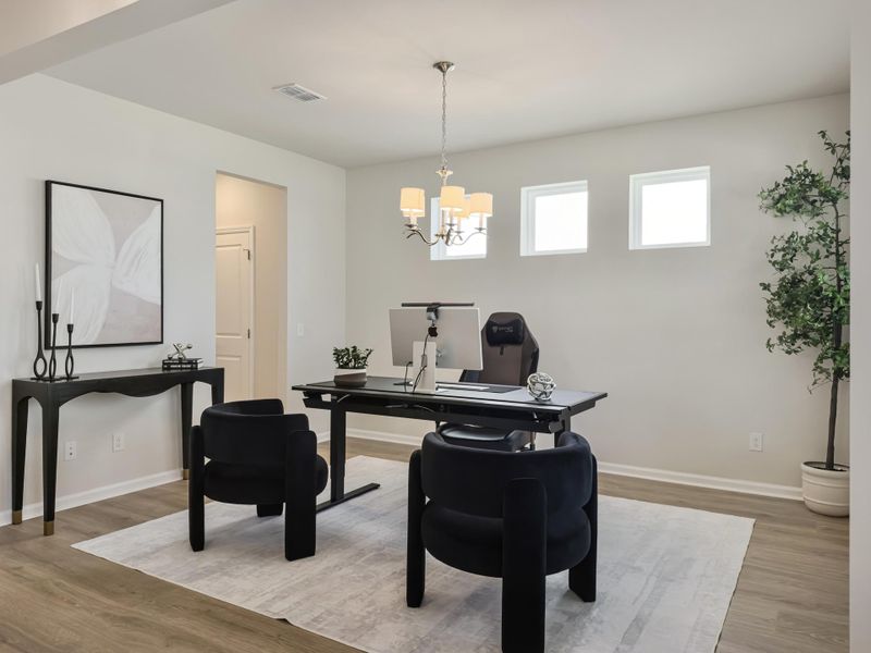 Furnished interior view inside a new home in The Groves of Berkeley, Moncks Corner (Image 7).