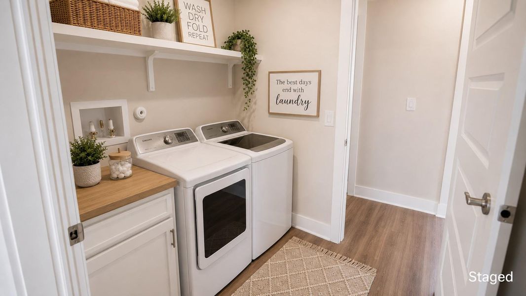 Furnished interior view inside a new home in , Cottonwood Shores (Image 4).
