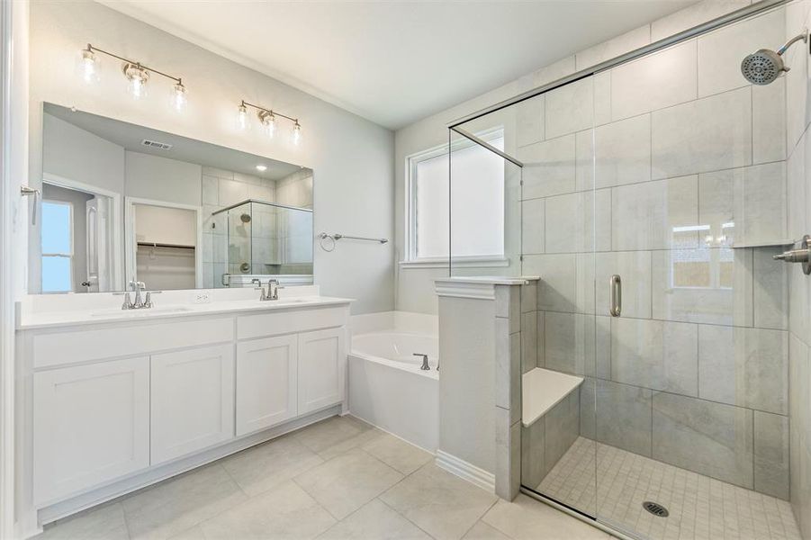 Furnished interior view inside a new home in Morningstar, Aledo (Image 8).