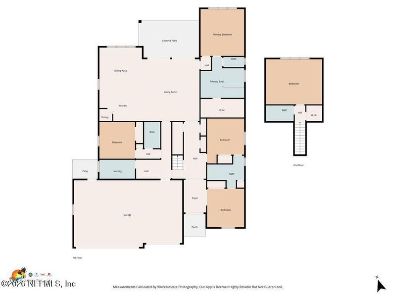 2D floor plan layout of this home in , St. Johns, FL (Image 5).