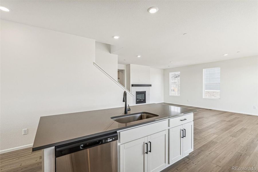 Furnished interior view inside a new home in , Commerce City (Image 9).