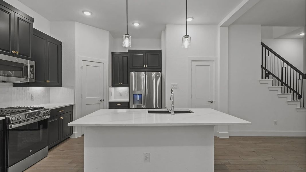 Furnished interior view inside a new home in Santa Rita Ranch, Liberty Hill (Image 6).