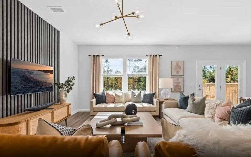 Furnished interior view inside a new home in Bradford Pointe, Summerville (Image 3).