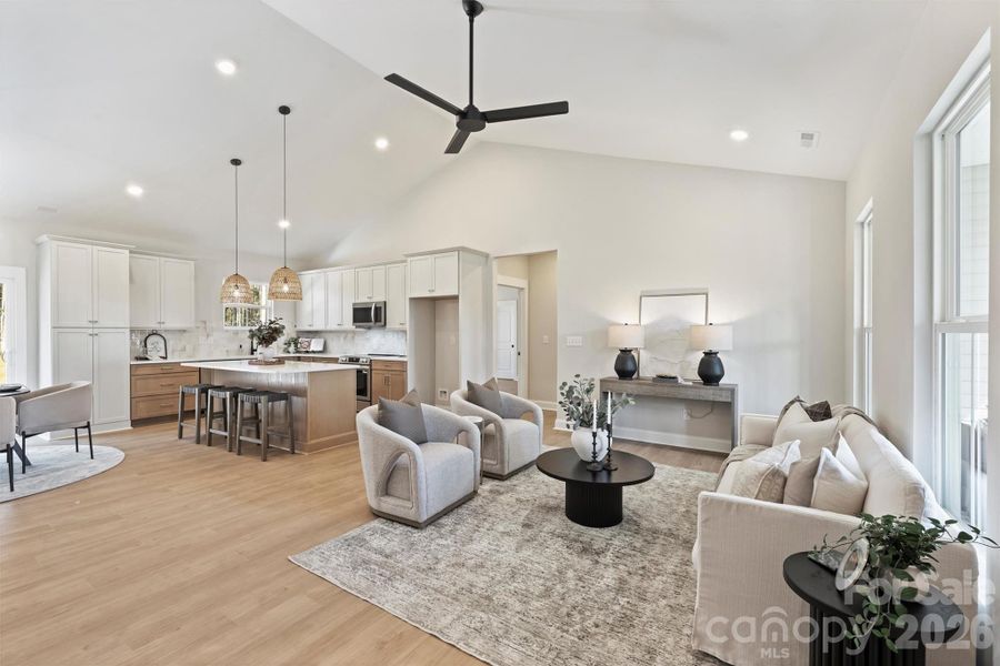 Furnished interior view inside a new home in , Lincolnton (Image 7).