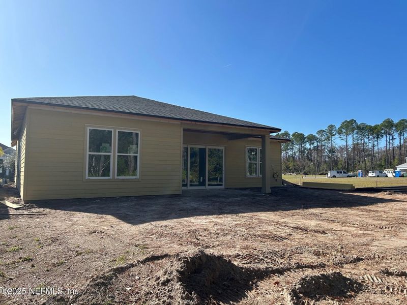 Exterior details and patio area of a home in Amelia National Country Club, Fernandina Beach (Image 23).