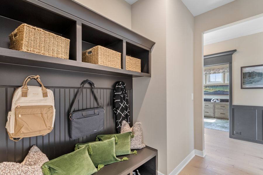 Representative furnished interior of a home built from the Huxley by Fischer Homes in Veranda Manor, Canton (Image 21).