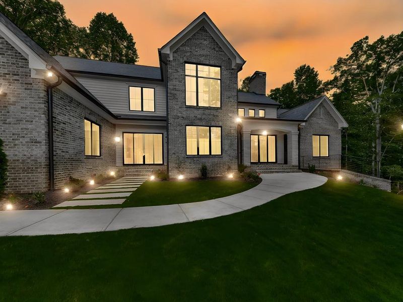 Front exterior of a new home in , Ball Ground, GA, highlighting curb appeal (Image 32).